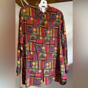 Women’s vintage silk blouse